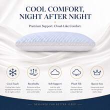 2PCS Lightweight, Moisture-Wicking Winter Pillows With A Textured Feel, Hotel-Quality Warm Bed Pillows That Stay Supportive, Soft And Skin-Friendly, Breathable Sleep Pillows, Perfect For Side, Back, Or Stomach Sleeping, Ideal For Winter Bedrooms. - 2PCS Blue - View 7