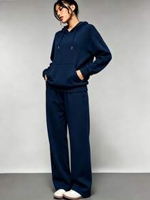 Women Two-Piece Outfits - Royal Blue - View 2