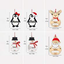 Custom Snowman Name Christmas Ornament, Personalized Snowflake Tree Hanging Decor, Festive Winter Holiday Style, Customized Christmas Tree Decoration, Customizable Name Ornament, Christmas Home Decor, Holiday Keepsake Gift 2026, Christmas Gifts - Style C - View 2