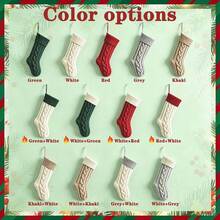 Printed Embroidery, Embroidered Christmas Stocking Set, Name Embroidery, DIY Handmade Embroidered Christmas Pattern, Handmade Stitched Christmas Gift Stocking - Multi-color 2 - View 4