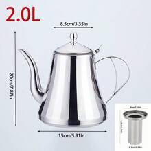 Stainless Steel Tea Pot Set With Removable Filter - Includes Coffee Pot And Filter, Elegant Gift Box Packaging - Suitable For Home, Restaurant, Outdoor Use - Dishwasher- Tea Pot And Cup Set, Teal Green Kitchen Accessory, Perfect For Back To School - Multicolor - View 21