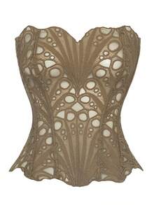 Plus Size Shapewear Tops - Black - View 6