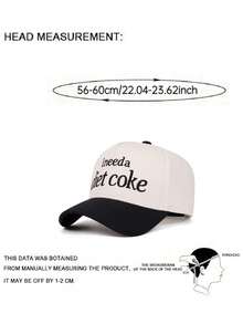 1pc Minimalist Fashion New Hip Hop Skateboard Letter Ineeda Embroidered Baseball Cap, Outdoor Adjustable Sun Hat, Casual Decorative Hat, Unisex - Letter Ineed - View 7