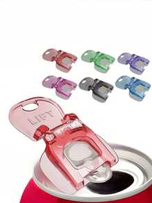 16/8/6pcs Portable Easy-Pull Ring Can Opener, Lightweight Effort-Saving Can Opening Tool, Compact And Convenient, Suitable For Camping, Picnic, Home Kitchen And Daily Activities - Multicolor - View 5
