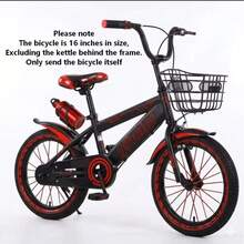 16 Inch Bike With Trolly / Steel Frame High-Carbon, Disc Brake / Black And Red Colour, Suitable For Everyday Driving, Outdoor Recreation And Commuting - Multicolor - View 5