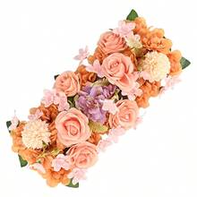 50cm 奢華白色玫瑰人造花 婚禮桌面主花 背景牆拱門裝飾花 派對戶外花園裝飾花 - 多色(大麗花玫瑰) - 查看 15