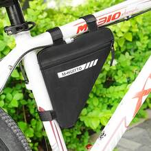 1PC Bicycle Frame Triangle Bag, Lightweight Bike Top Tube Storage Pouch, Wear‑Resistant Cycling Frame Saddle Bag For Mountain Road Bikes, No Leg Interference Design - Top Tube Bag - View 10