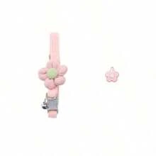 1pc Flower Decor Pet Collar With Pendant, Suitable For Small Cats And Dogs, Decorative Leash Function (Neck Circumference 20-31cm) - Pink - View 12