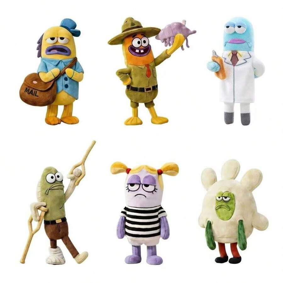 SpongeBob SquarePants Boneka Liontin Plush Ikan Badut Edisi Tersembunyi Ikan Penelitian Jahat Generasi ke-2 Resident Bikini Bottom Square Pants
