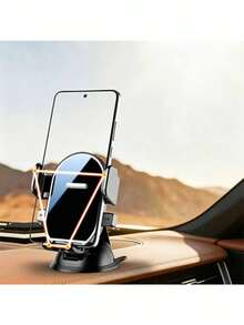 Car Phone Holder 360° Rotation, Horizontal/Vertical Screen Switching, Suction Cup Stable Anti-Shake - Multicolor - View 1