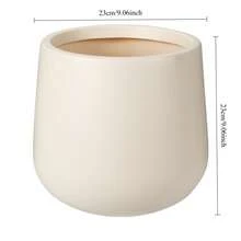 Nordic Large Diameter Fashion Thickened Flower Pot | 23cm*22cm, Durable Plastic, Easy-To-Clean Design, Suitable For Indoor/Outdoor Use, Ideal For Home Decor, Balcony, Festive Parties, Garden, Hotel, Office Decor - A - View 4