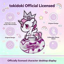 1pc Mesuca & Tokidoki Collaboration Acrylic Phone Stand, Cartoon Unicorn Character Model Stand, Transparent Base Desktop Display Rack, Cute Anime Desktop Decoration, Suitable As A Gift For Girls To Collect - TJ61216-tK3 - View 4