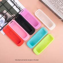 3pcs Glow-In-The-Dark Solid Color Remote Control Silicone Protective Case, Soft Rubber Full Coverage Dustproof & Shockproof Remote Shell, With Colorful Lanyard To Prevent Loss, Compatible For T Cl Ro Ku280 English Version Remote Control Protection & Storage, Practical Home Use Remote Control Protective Accessory - View 6