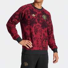 Adidas Men's Casual Long Sleeve Pullover Sweatshirt - Black - View 3