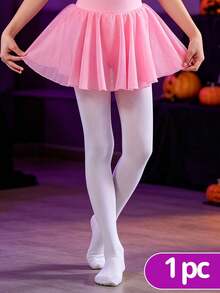 1pc Solid Color Fashion Kids Dance Tights, Girls Dance Practice Tights, Velvet Stockings, Suitable For All Seasons, Halloween, Multi-Color Options - Multicolor - View 14