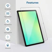 1pc Screen Protector Film, Compatible With IPad A16 11th Gen/10th Gen (11 Inch/10.9, 2025/2022), 9H Tempered Glass Film, Apple Pencil Support, Anti-Scratch, High Definition - Clear - View 2