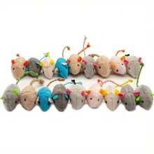 10pcs Mouse Cat Toys, Interactive Cat Teaser Toys, Indoor Pet Cat Supplies - View 4