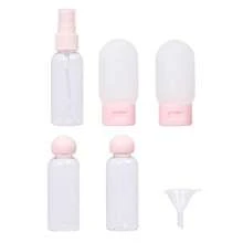 Miniso 6‑Pcs Travel Refillable Bottle Set, Dispensing Bottles,Portable Cosmetic Liquid Containers Spray Bottle Squeeze Bottles For Shampoo Lotion Toiletries Airport Trip - View 8