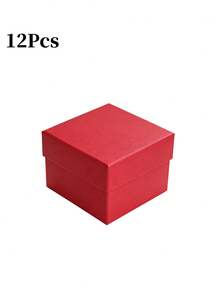 1/12pcs Kotak Hadiah Klasik, Kotak Jam Tangan Premium, Kotak Penyimpanan Jam Tangan Mewah Berkualitas Tinggi dengan Bantalan Spons, Kotak Penyimpanan Gelang Berlapis, Kotak Kemasan Hadiah Tahan Lama Kelas Atas, Cocok untuk Jam Tangan Elektronik - MultiWarna - View 13