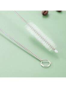 2/1 Set Extra Long Straw Cleaning Brush - Durable Plastic Material, Non-Electric, Commercial Grade, Efficient Cleaning - Multicolor - View 9