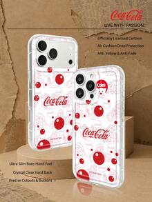 Coca Cola Officially Authorized Phone Case With Exquisite Retro American Pattern Printing For Shock And Drop Protection. Compatible With IPhone 18pro 18promax 18Fold 17, 17 Pro, 17 Pro Max, 11, 12, 13, Apple 15, 16 Pro,16 Pro Max,14 Plus,16 Plus,15 Pro,16 Max,XR, Waiting For The Model. Halloween Gifts For Family And Friends - Clear - View 7