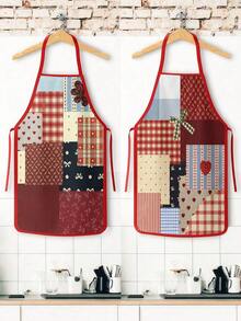 1/2/4pcs Christmas Apron, With A Highly Stylish Design, Suitable For Cooking In The Kitchen, For Festivals And Parties. It's Also A Great Gift To Give To Friends. - Multicolor - View 8