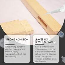 Ultra Glue 50ML With Precision Nozzle Tip, 27X Super Strong Multi‑Purpose Instant Adhesive, Fast Drying Waterproof Super Glue For Plastic, Wood, Metal, Ceramic, Rubber, DIY Household Repair - Multi-purpose Adhesive - View 5