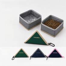 1PC Collapsible Pet Water Bowl, Portable Foldable Dog Cat Drinking Bowl With Zipper For Outdoor Walking Camping Travel - Multiple Styles - View 4