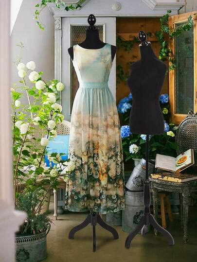 DOPINMIN Mannequin Body, Female Dress Form Manikin Body Torso 60-67Inch Height Adjustable, Woman Body Torso Clothing Display Manikin With Tripod Stand For Sewing Dress Jewelry Market Shop Display