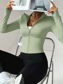 Women Plus Size Sports Shaper - Green - View 1