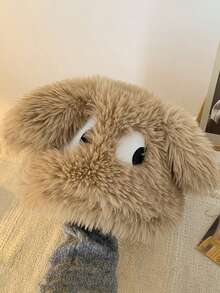 Topi Beanie Telinga Anjing Lucu Terbaru Musim Gugur, Topi Beanie Bulu Tebal Lembut Hangat yang Menggemaskan - MultiWarna - View 6