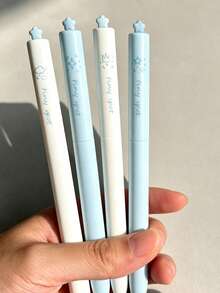 Cream Style Rotating Neutral Pen, Decorative Pen Cap, Smooth Writing Stationery For Students And Office - A - View 10