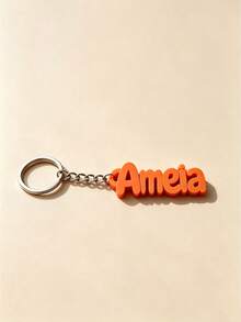 Personalized Name & Letter Keychain, Suitable For Weddings, Birthdays, Anniversaries, Graduations And Daily Casual Use, Luggage, Gym Bag, Shoulder Bag Exclusive Tag, Water Bottle & Backpack Accessory - Multicolor - View 33