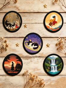 Custom Heat Transfer Patch DIY Iron-On Sticker Labels, Suitable For Jackets, Bags, Hats, Personalized Photo Badges, Unique Gifts And Clothing Customization - Multicolor - View 4