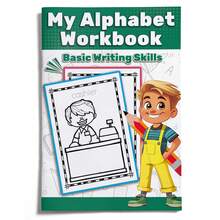 ABC Alphabet, Picture Words & Simple Sentence Practice Notebooks, A-Z Letter Recognition, Word Tracing, Handwriting, Occupation Vocabulary, Phonics, Reading, Spelling & Sentence Building, English Learning Games For Home, Classroom & Back To School - ABC Letters, Words & Sentences - View 10
