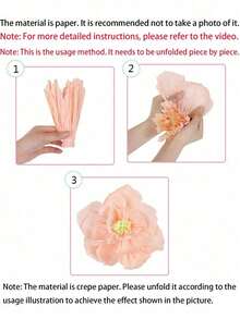 6 Px/3 Px/1 Daisy Paper Flower Balls And Crepe Paper Flower Decorations, Suitable For Wedding And Party Decor, Bright And Colorful Spring Flower Wall Decoration, Lightweight Paper Daisies, Suitable For Indoor And Outdoor Events - N - View 6