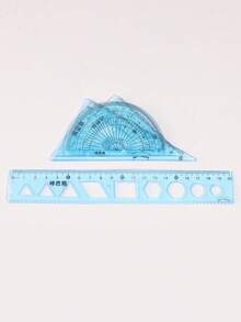 4-Piece Drawing Ruler Set, Creative Bendable Rulers, Handy Tools For Measuring Everyday Items, Must-Have Stationery For Studying, A Gift For Friends DIY School Supplies - Sets - View 11