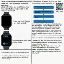 AQMWWG New Smart Watch Supports Multi-Language, Music Playback, Photo, Call And Message Notification, Weather Forecast, Multiple Sports Modes And Other Multifunctions, Equipped With 180mAh Large Capacity Battery, Ideal Gift For Men And Women. - View 7