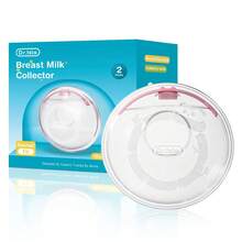 MAMIJOY 2pcs Portable Non-Overflow Hand-Free Breast Milk Collectors With Soft Synthetic Rubber Surface For Easy Expression And Leak-Proof Storage - Multicolor - View 11