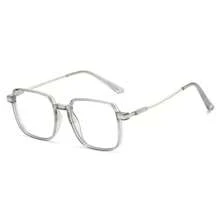 1pc Women's Fashion Glasses New Square Frame Fashion Glasses - Clear - View 3
