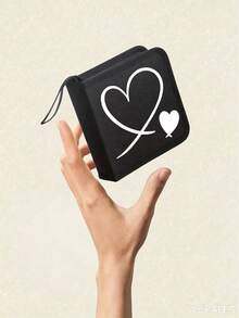 1pc 40pcs CD/DVD Case Holder: Portable Wallet Disc Storage Binder For Car, Home & Travel - Keep Your Discs Organized! - Multicolor - View 3