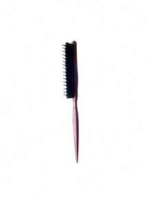 1pc Hair Styling Comb With Pointed Tail For Volumizing And Curling - Brown - View 4