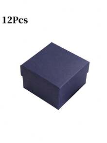 1/12pcs Kotak Hadiah Klasik, Kotak Jam Tangan Premium, Kotak Penyimpanan Jam Tangan Mewah Berkualitas Tinggi dengan Bantalan Spons, Kotak Penyimpanan Gelang Berlapis, Kotak Kemasan Hadiah Tahan Lama Kelas Atas, Cocok untuk Jam Tangan Elektronik - MultiWarna - View 11