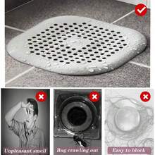 1pc Silicone Hair Catcher And Bathtub/Shower Drain Stopper - Prevents Clogs And Odors - A - View 6