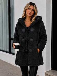 Women Coats - Black - View 1