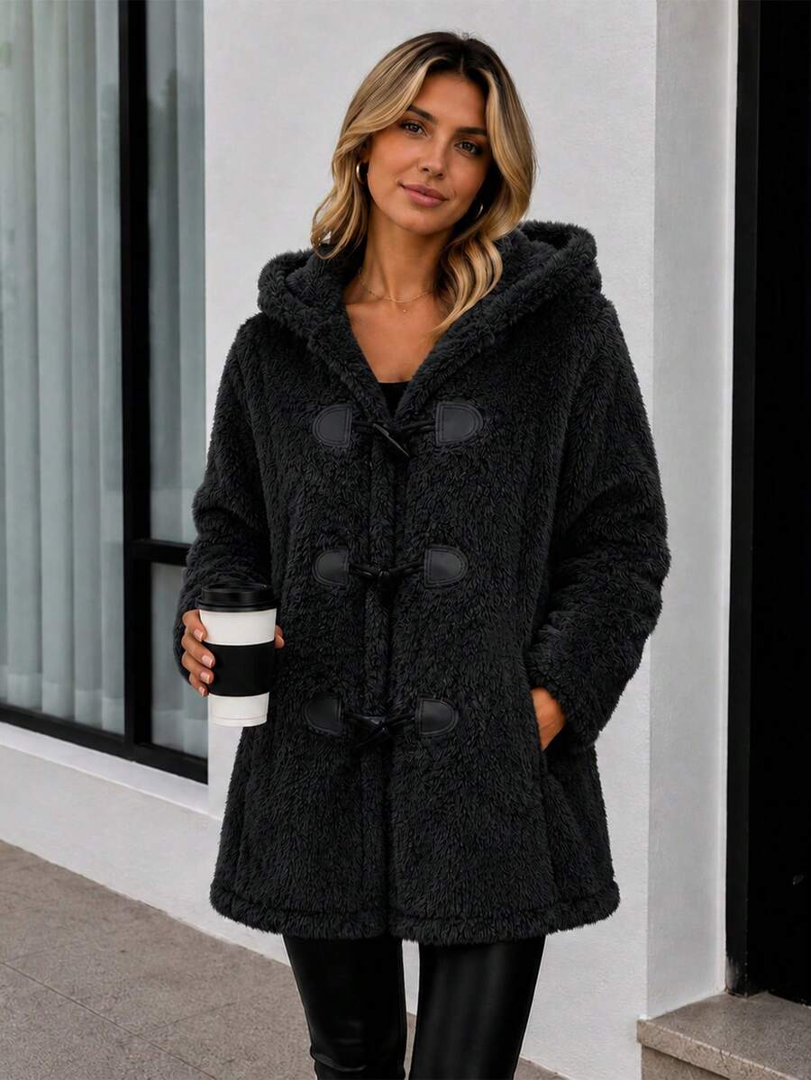 Women Coats - Black - View 1