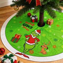 The Grinch The Christmas Table Runner Decoration, Christmas Freak Placket, Table Decoration, Festive Tablecloth Arrangement, Enhancing The Festive Atmosphere - Multicolor - View 3