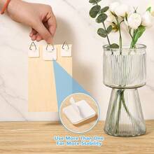 15pcs,Picture Adhesive Triangular Hook, Suitable For Home Wall Art Picture Frames, Bathroom Cabinets, Kitchen Doors - Multicolor - View 1