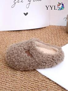 Khaki Kids Home Slippers, Versatile, Comfortable, Lightweight, Soft Sole, Non-Slip, Easy To Put On And Take Off - Khaki - View 3