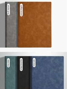 Multi-Color A4 PU Leather Business Folder, Multi-Pocket Document Organizer With Card Slots And Pen Holder, Suitable For Office, Resume, Meeting Storage - Single Piece - View 7